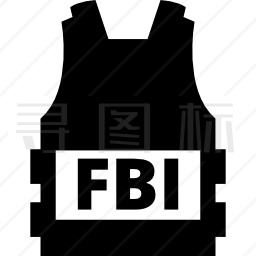 FBI背心保护工具图标