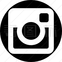 照片相机的Instagram社交网络标识图标