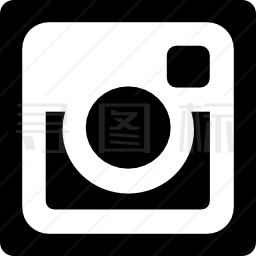 照片相机的Instagram社交网络标识图标