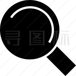 缩放界面暗符号图标