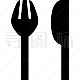 餐叉餐刀图标
