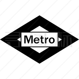 马德里地铁标志图标