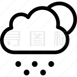 冰雹图标