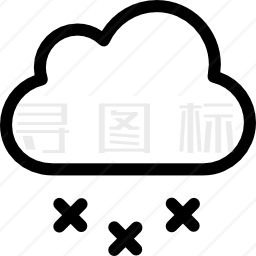 冰雹图标