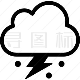 冰雹图标