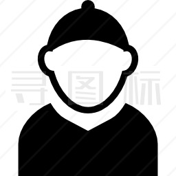 中国男性化身形象图标
