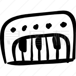 电子钢琴玩具图标