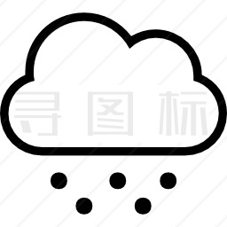 冰雹图标