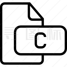 C文件文件笔画界面符号图标