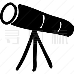 望远镜手绘工具图标