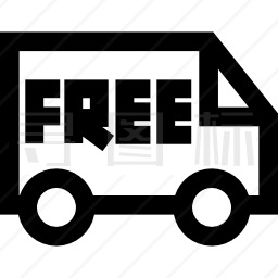 免费送货卡车商业运输图标
