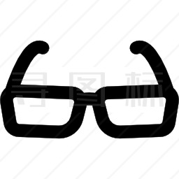 长方形眼镜图标