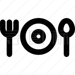餐厅用餐工具图标