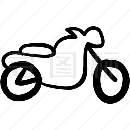 运动型摩托车图标