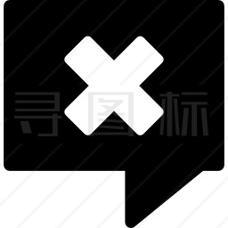 交叉闭锁语音气泡图标