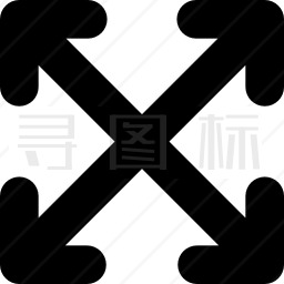 移动四箭图标