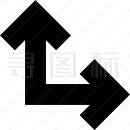 直角箭头图标-有svg,png,eps格式-寻图标