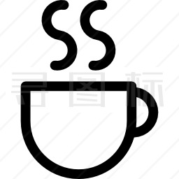 蒸汽咖啡杯图标