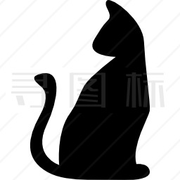 万圣节黑猫图标