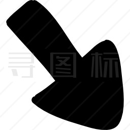 右下箭头图标