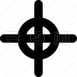 武器十字线图标