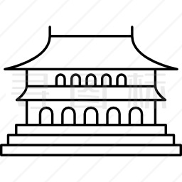 北京太和殿图标
