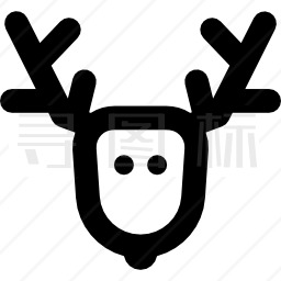 圣诞驯鹿图标