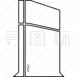 电子游戏控制台PS4图标