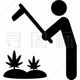 大麻种植园图标