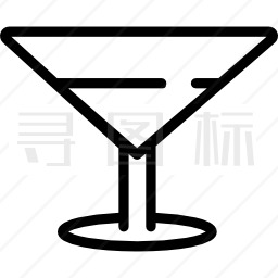 鸡尾酒杯图标