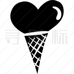 冰淇淋心筒图标