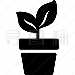 盆栽植物图标