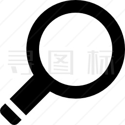 科学放大格拉斯图标