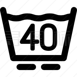 40度洗衣店图标