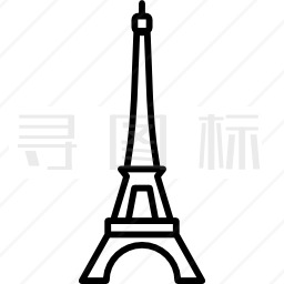 法国埃菲尔铁塔图标