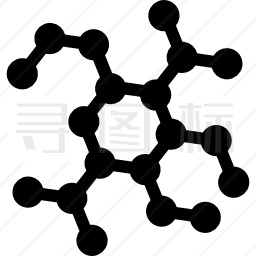 分子结构图标