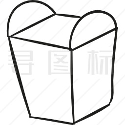 食品盒图标