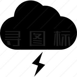 雷雨云图标