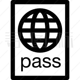 全球护照图标