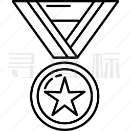 金质奖章图标
