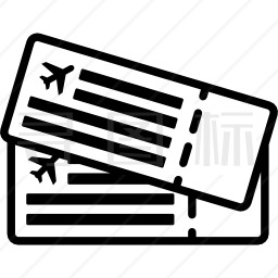 飞机票图标