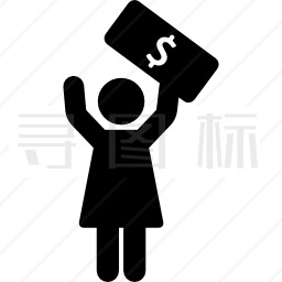 和Dollar Bill在一起的女人图标