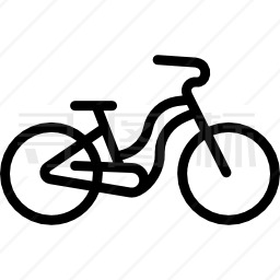 女式自行车图标