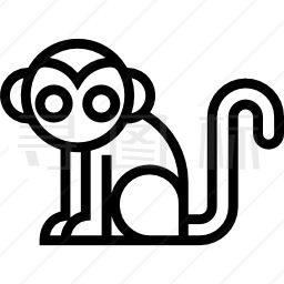 猴子向左图标