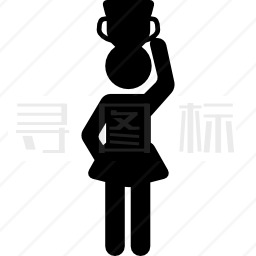 抱着Pot On Head的女人图标