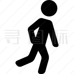 男子跑步图标