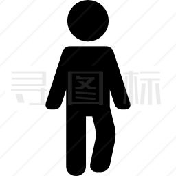 和Right Knee Vend在一起的男人图标