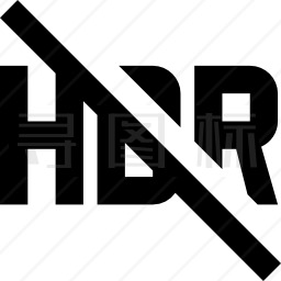 HDR关闭图标