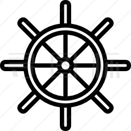 船舶方向盘图标
