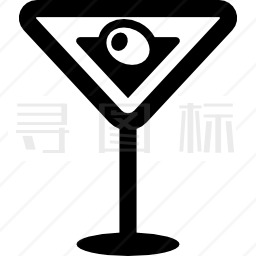 Martini Glass与橄榄图标